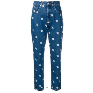 MISBHV All Over Logo Tapered Jeans